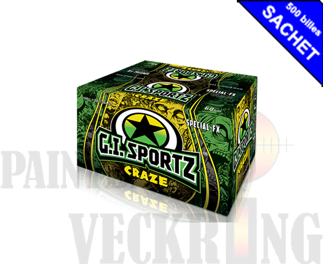 Billes par sachet GI SPORTZ CRAZE Phosphoresce Billes par sachet GI SPORTZ CRAZE Phosphoresce